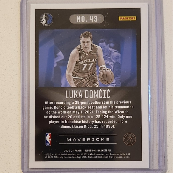 LUKA DONCIC BASKETBALL CARD - Picture 2 of 2